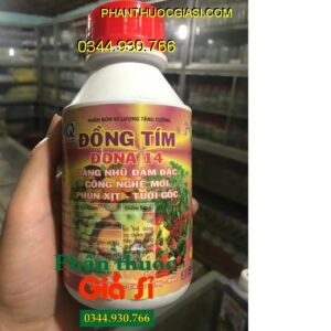 PHÂN BÓN VI LƯỢNG TĂNG CƯỜNG ĐỒNG TÍM ĐONA 14 – Hạn Chế Nấm Bệnh - Xoắn Lá - Sát Khuẩn Cho Cây