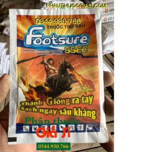 FOOTSURE 55EC – ĐặcTrị Sâu Cuốn Lá - Sâu Tơ - Sâu Khoang - Sâu Đục Thân - Sâu Xanh